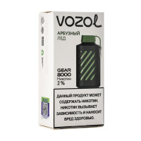 Электронная сигарета Vozol Gear 8000 Арбузный Лёд (Возол Гир 8000)