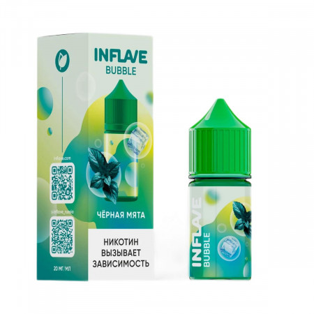 INFLAVE BUBBLE Черная мята 30мl. 2%