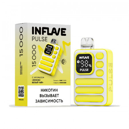 INFLAVE PULSE 15000 Ананас белый чай 2%