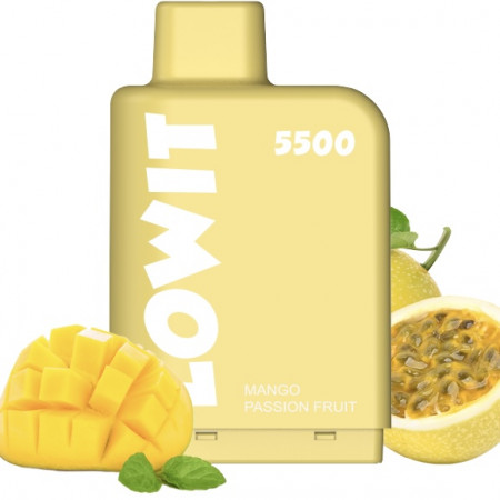 Картридж Elf Bar Lowit 5500 Затяжек Манго Маракуйя
