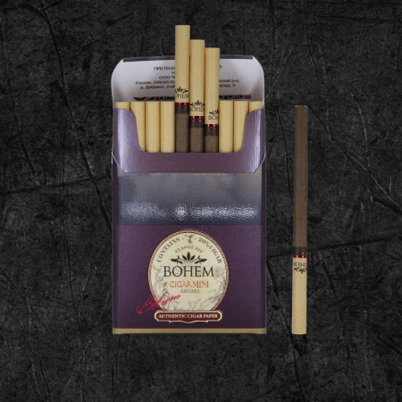Сигариллы Бохем Сигар Мини Арома (Bohem Cigar Mini - Aroma) Сигариллы со вкусом вишня, формата Мини