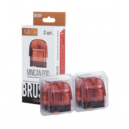 Сменный картридж Brusko Minican Pod (1 Ом) - Красный